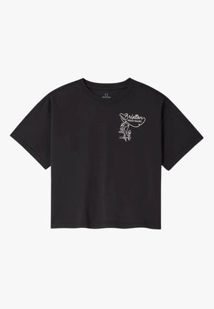 Brixton Womens Rodeo Tailors Boxy Crop T-Shirt
