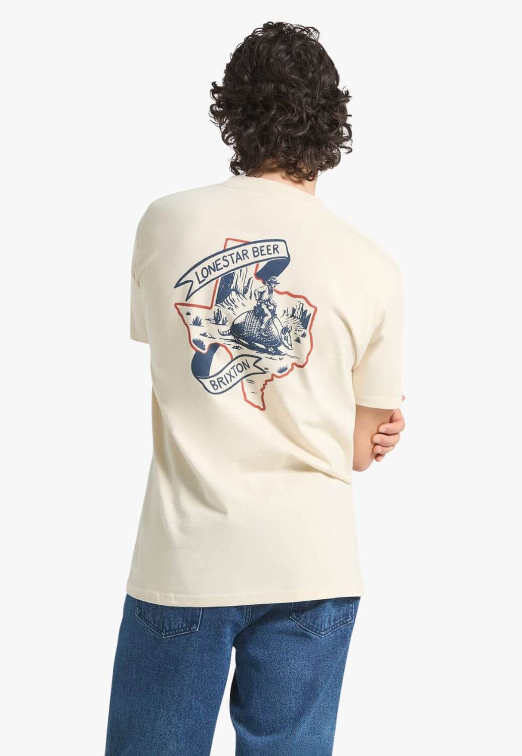 Brixton Mens Lone Star Armadillo T-Shirt