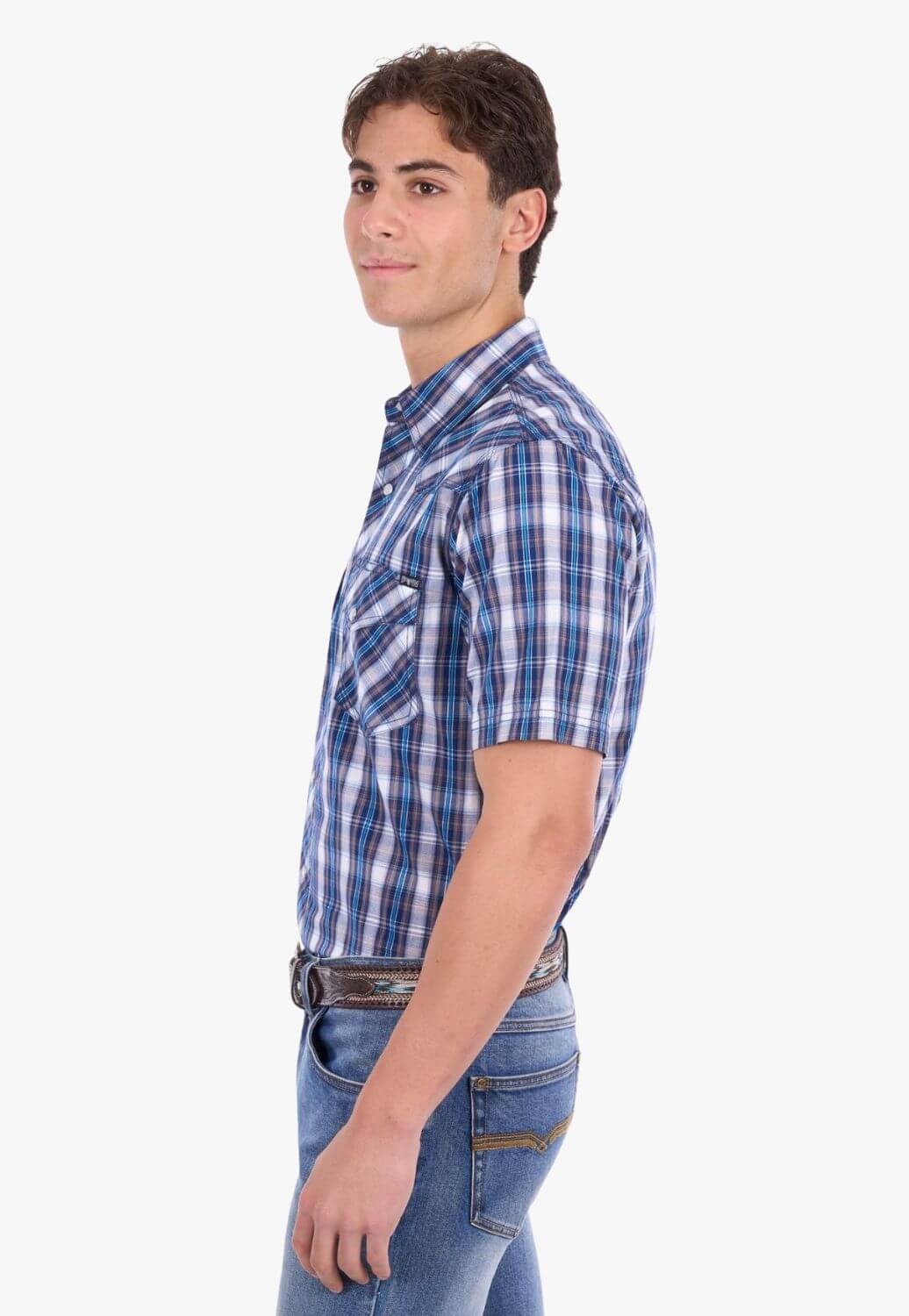 Pure Western Mens Larry Short Sleeve Shirt