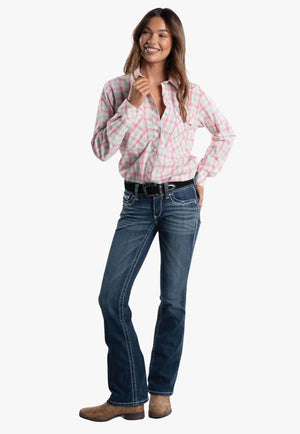 Just Country Womens Abbey Full Button Work Shirt
