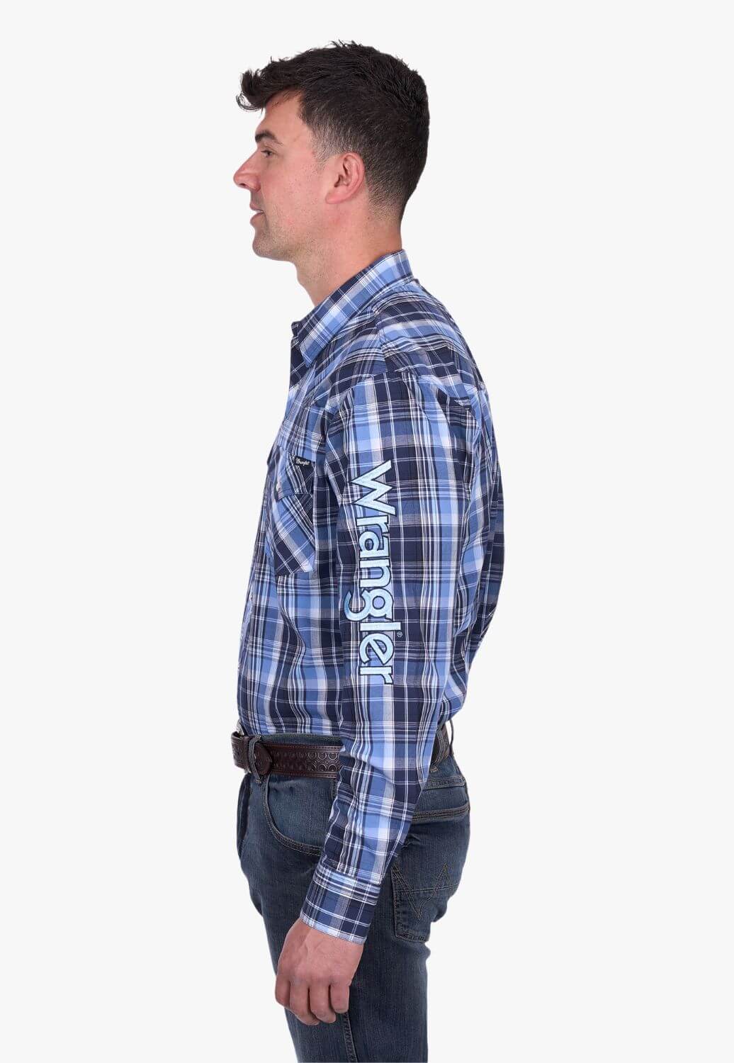 Wrangler Mens Billy Logo Long Sleeve Shirt