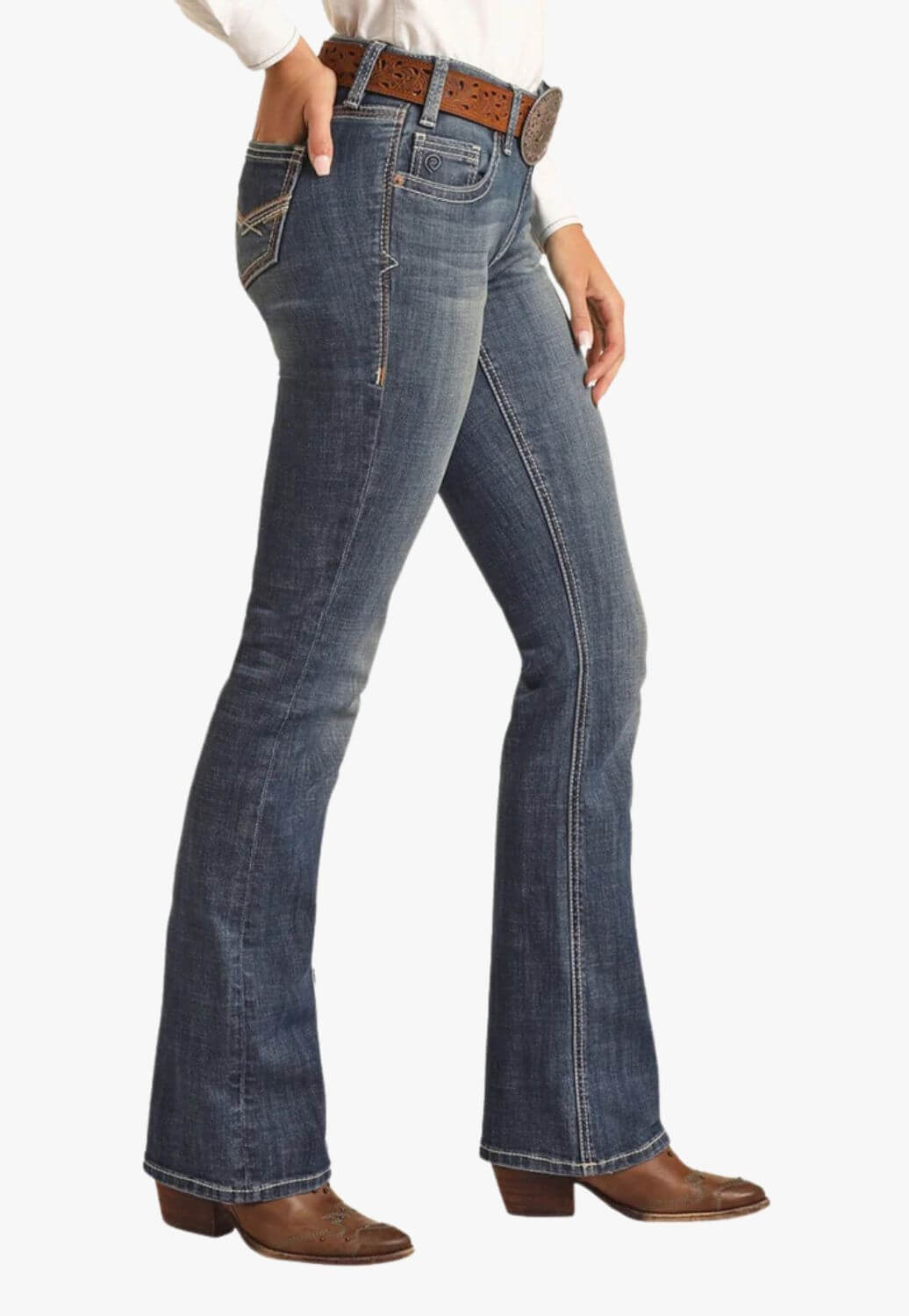 Rock & Roll Womens Medium Vintage Riding Jean