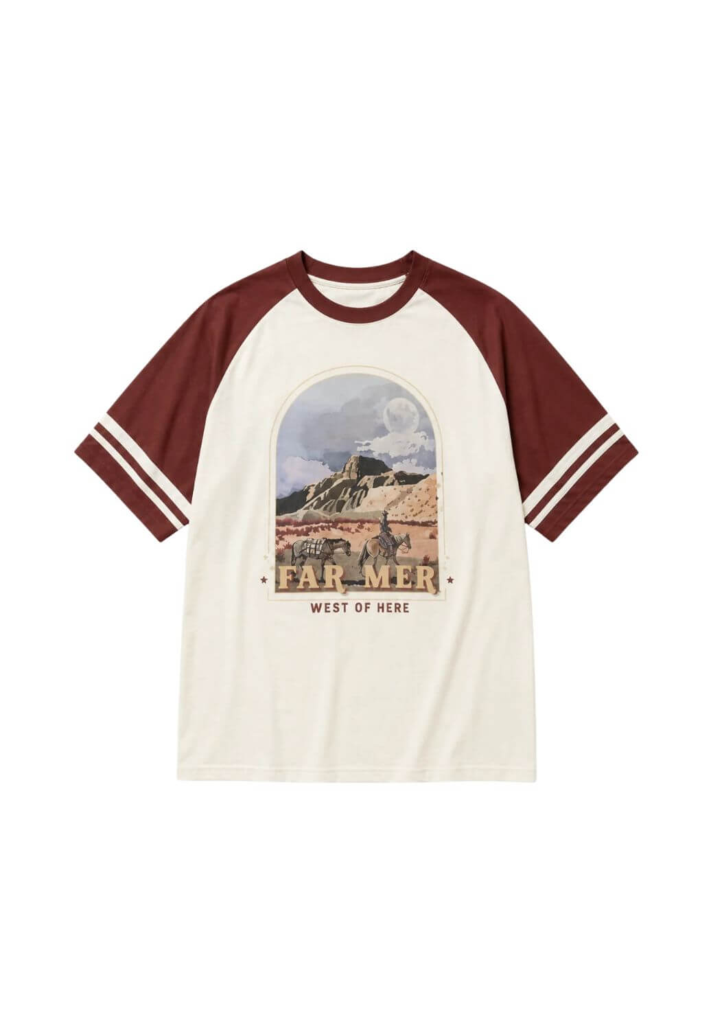 Whitney Spicer Womens West Of Here Raglan T-Shirt