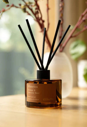 Etikette Fleurieu, Orange and Vanilla Bean Eco Reed Diffuser