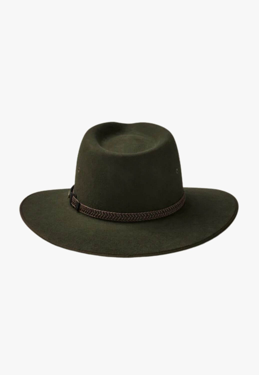 Akubra Tablelands Felt Hat Brown Olive