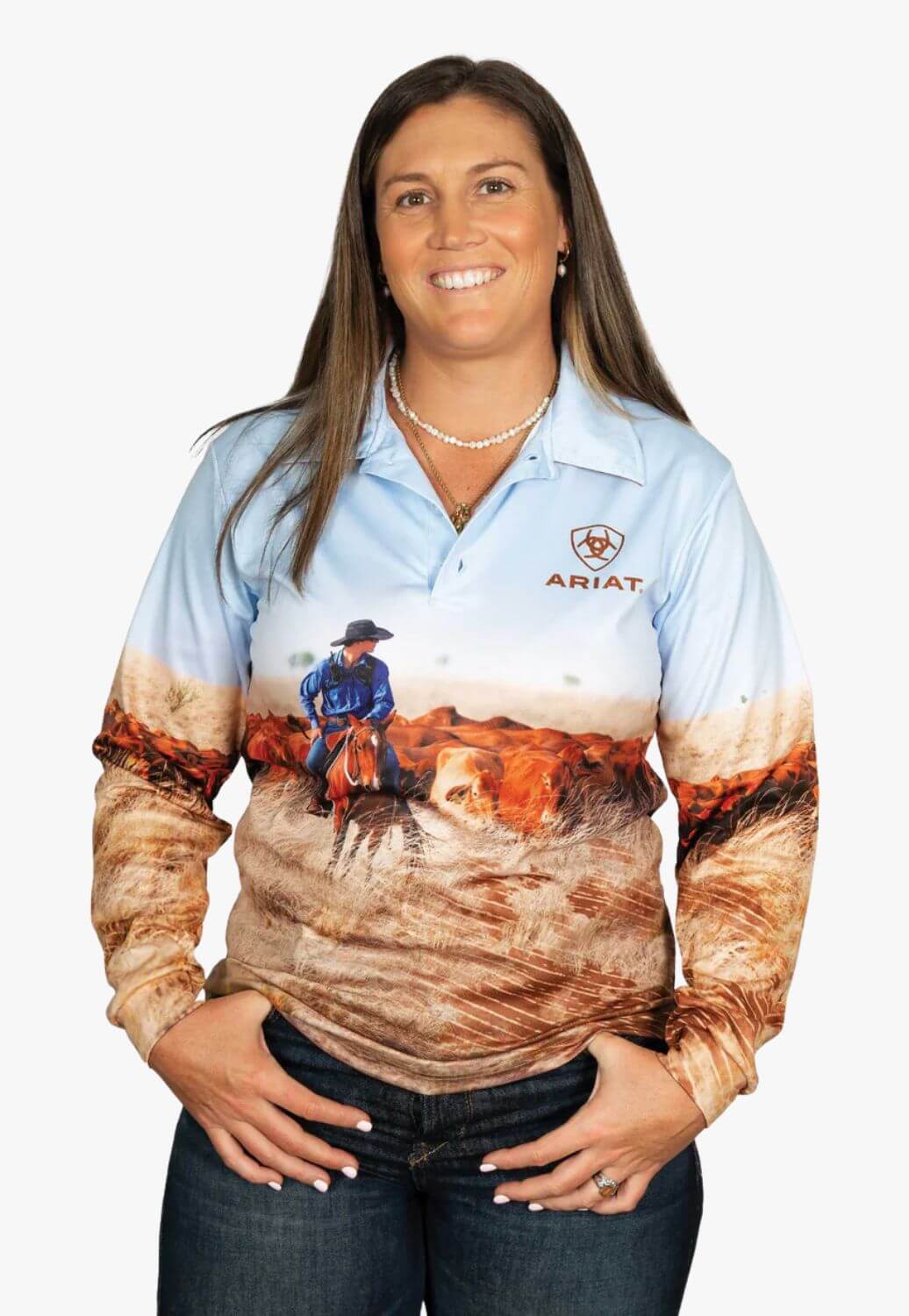 Ariat Adult Cattleman Fishing Shirt