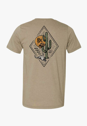 Red Dirt Hat Co. Unisex Diamond Cactus T-Shirt