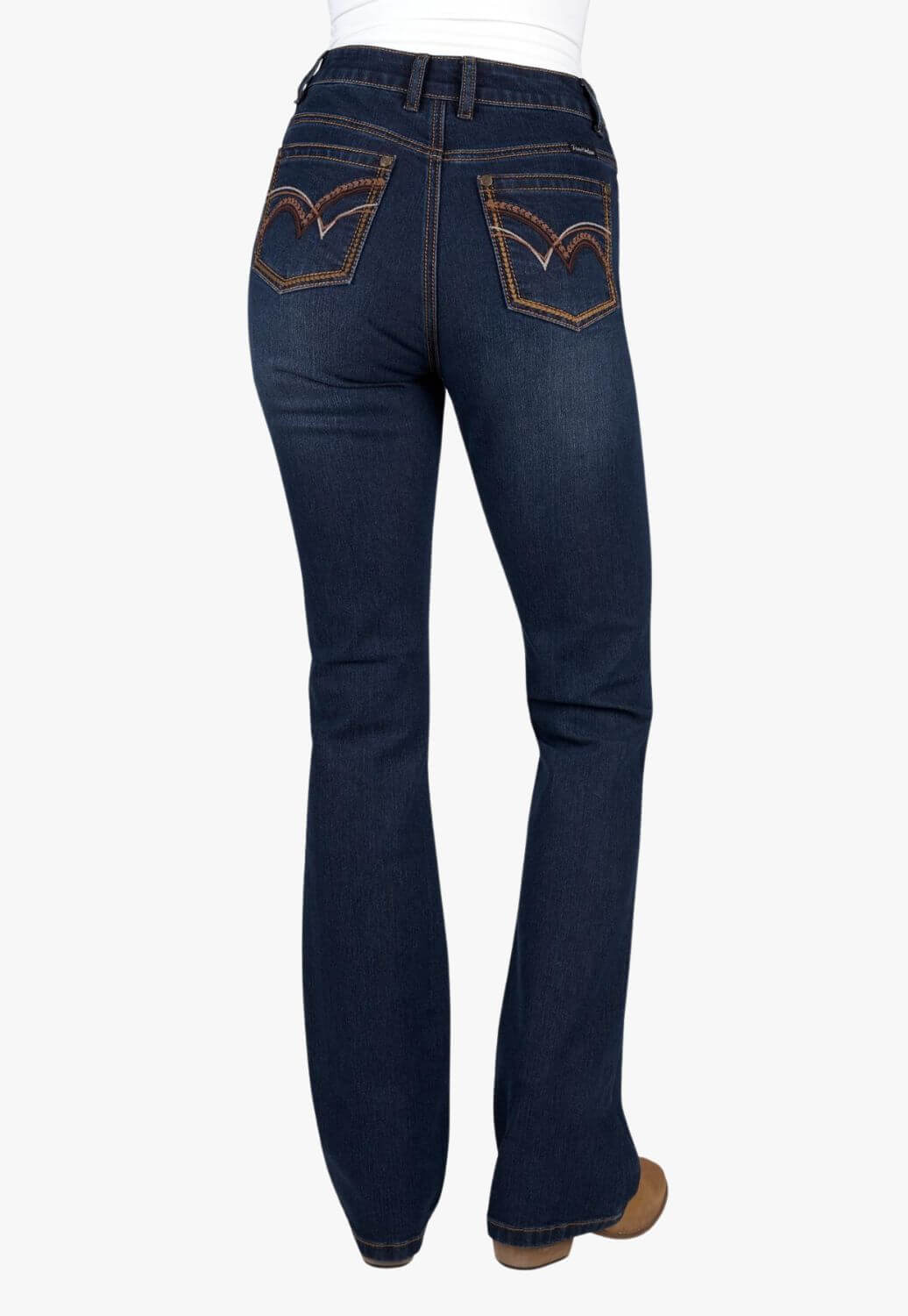 Pure Western Womens Sam Hi Rise Bootcut Jeans