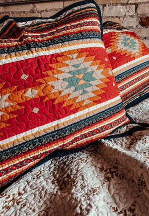 Paseo Road Del Sol Reversible Quilt Set - Queen