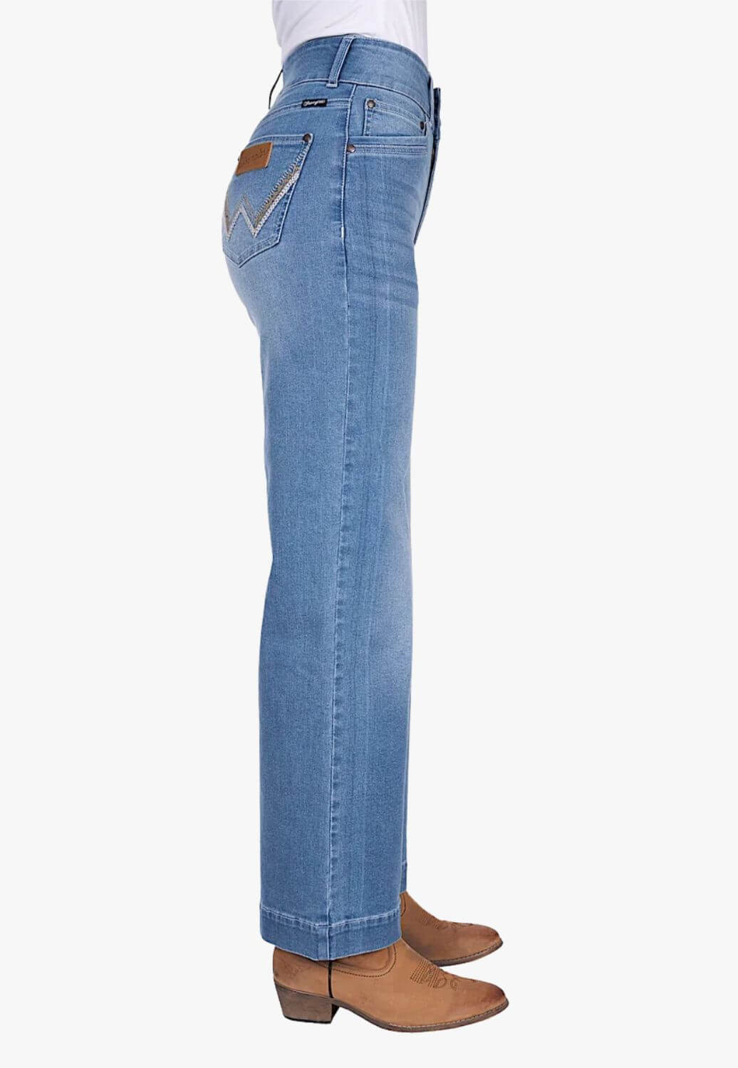 Wrangler Womens Chloe High Rise Wide Leg Jean XCP2258580