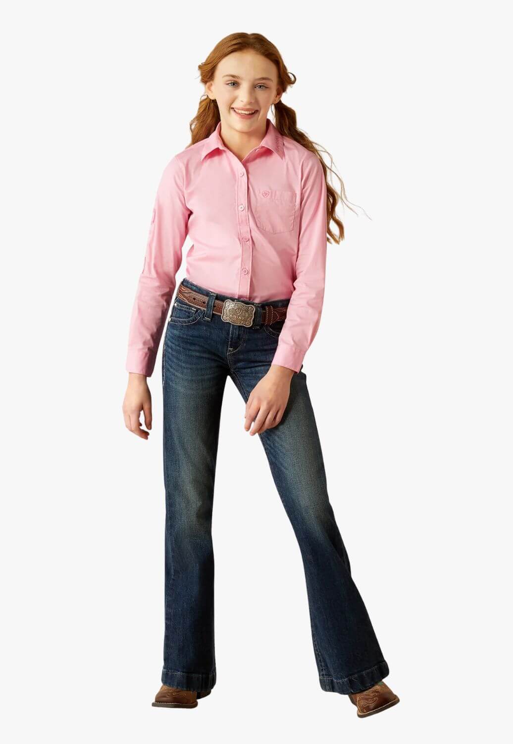 Ariat Girls Team Kirby Long Sleeve Shirt