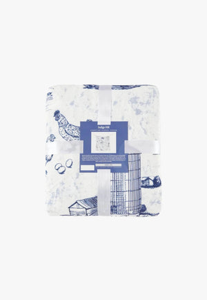 Indigo Hill Farm Life Campfire Sherpa Throw