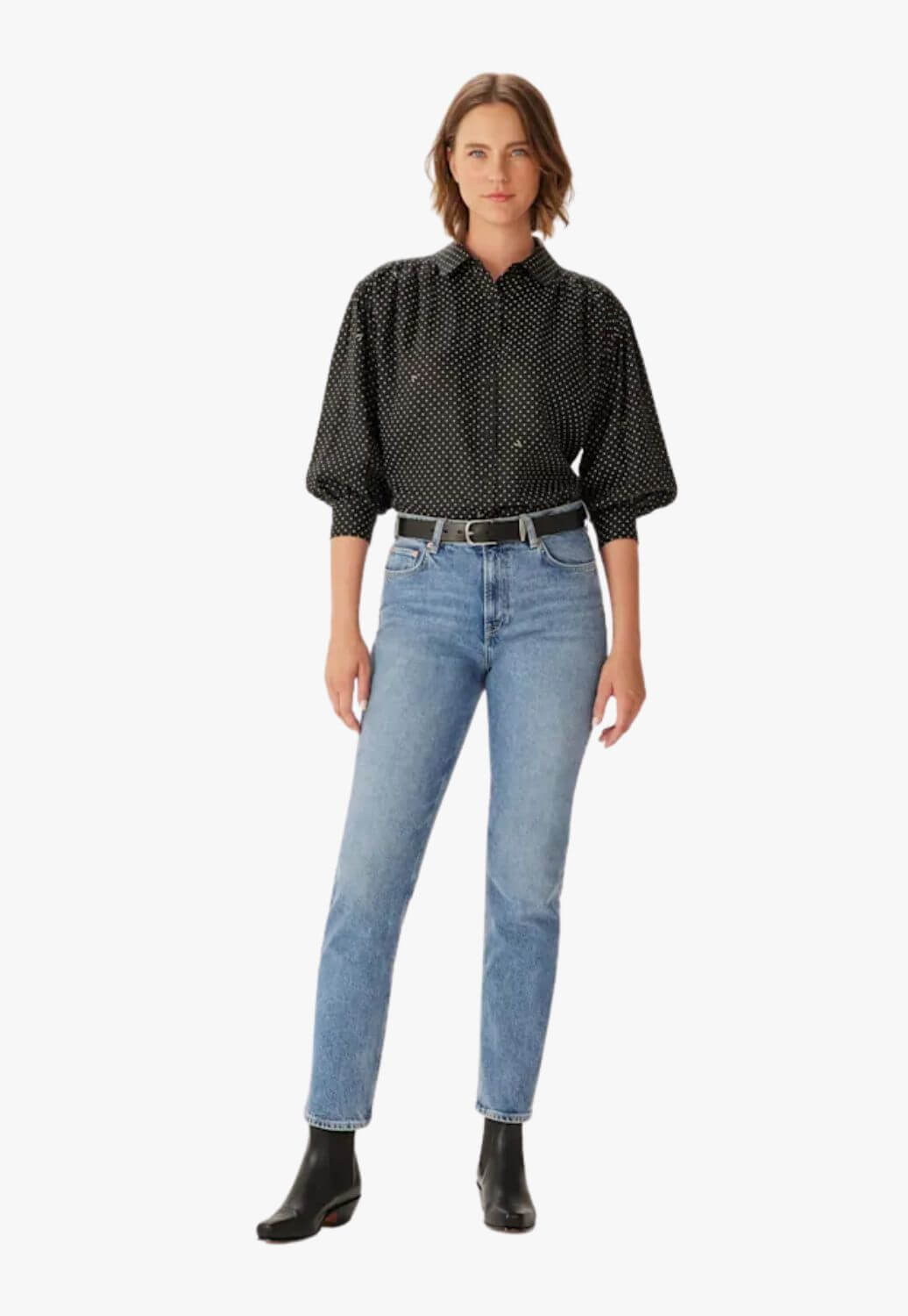 R.M. Williams Womens Paris Printed Linen Shirt