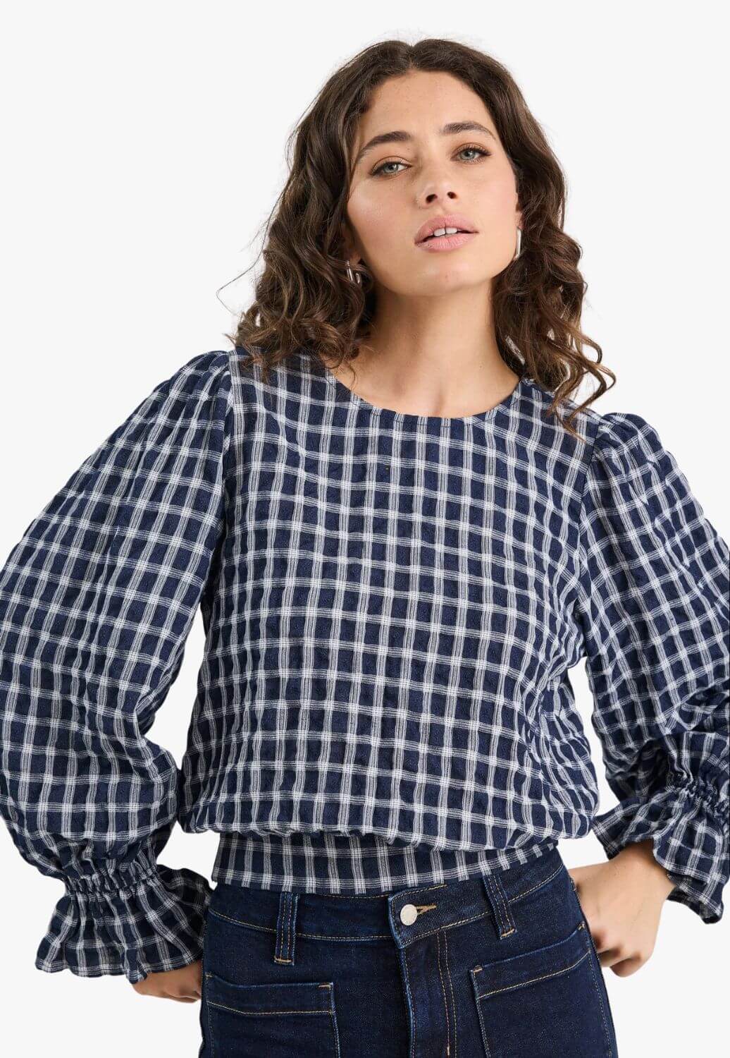 Ivy & Jack Imagine Shirred Back Panele Top