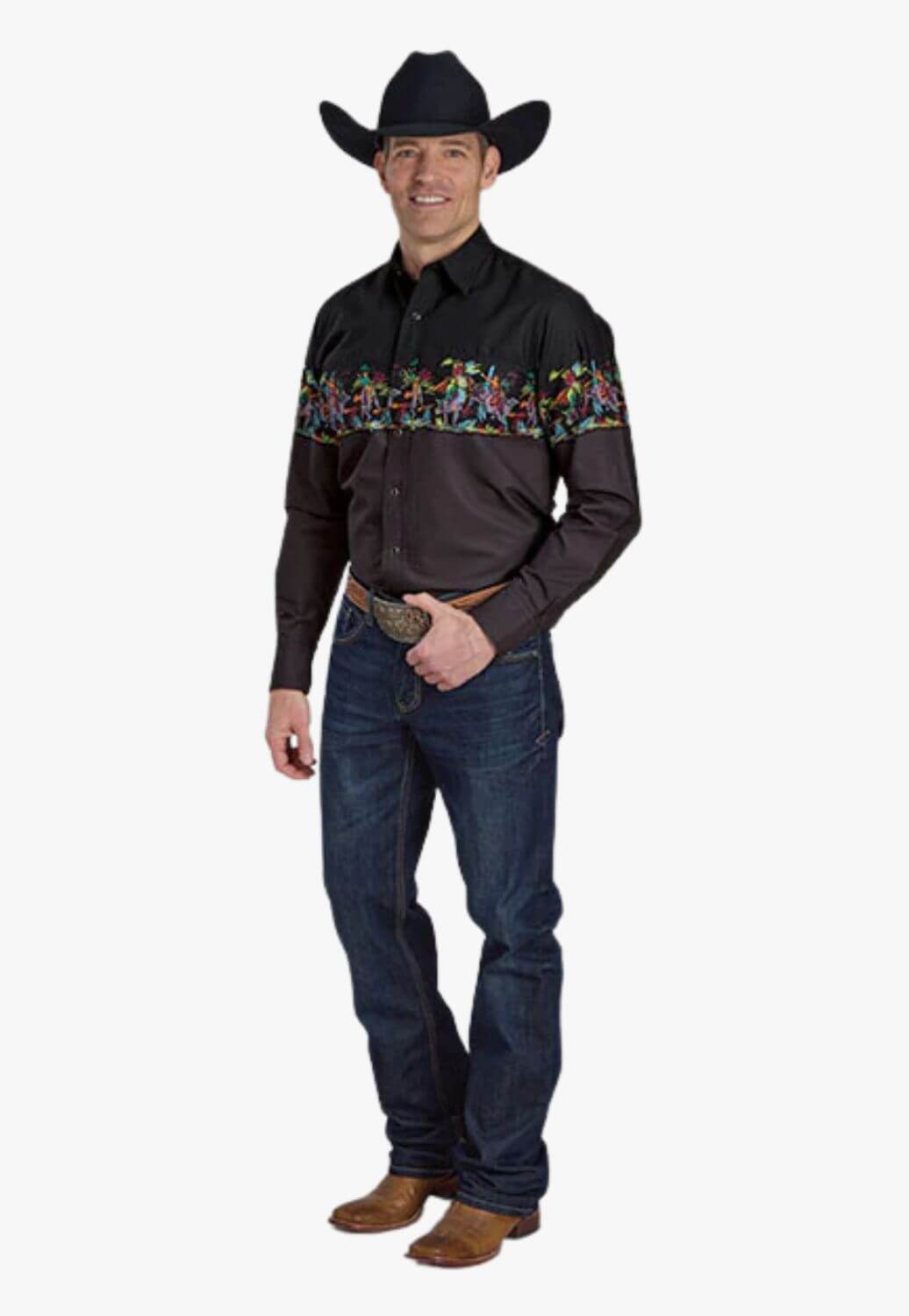 Roper Mens Vintage Collection Long Sleeve Shirt