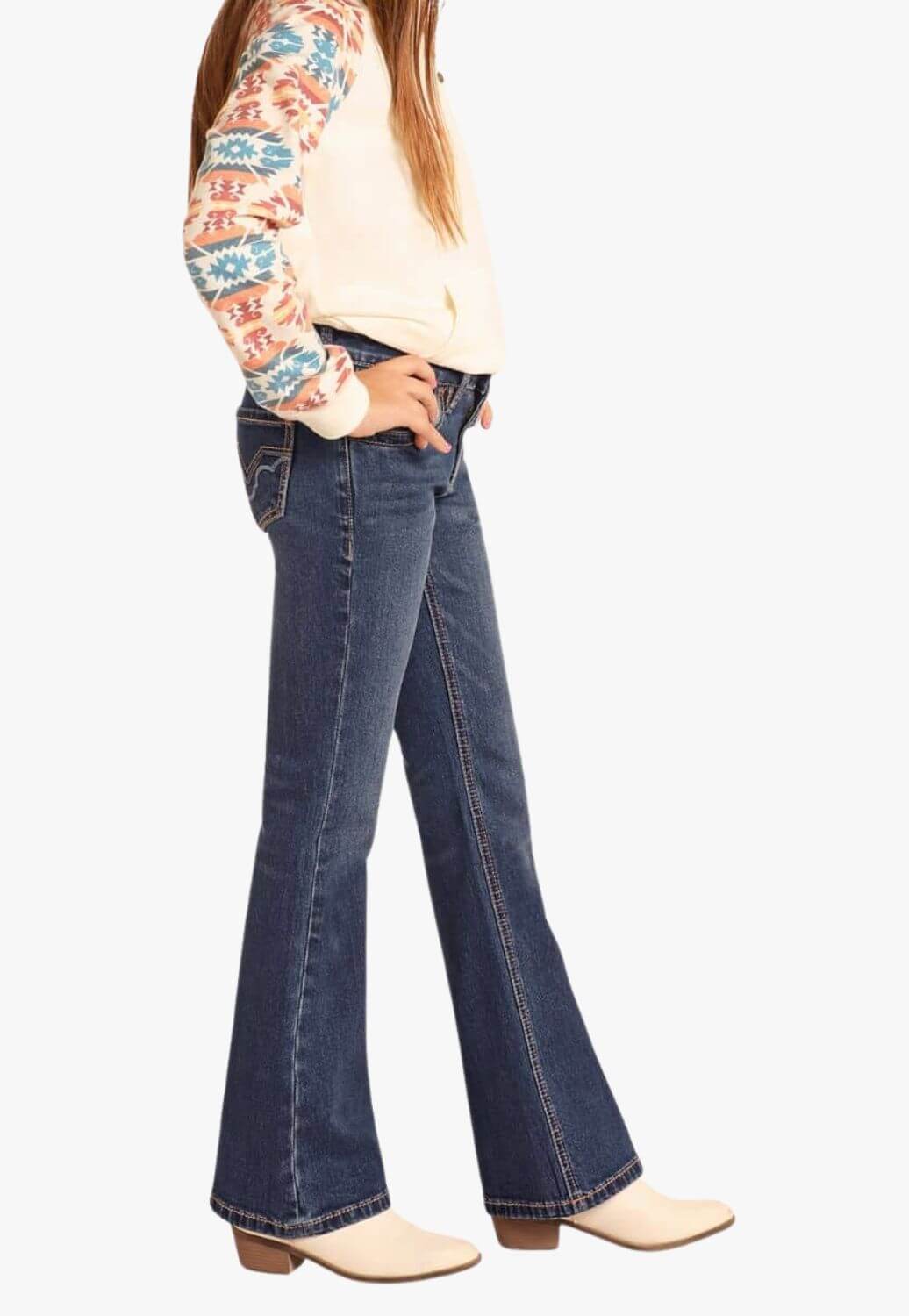 Rock and Roll Girls Mid Rise Bootcut Jean
