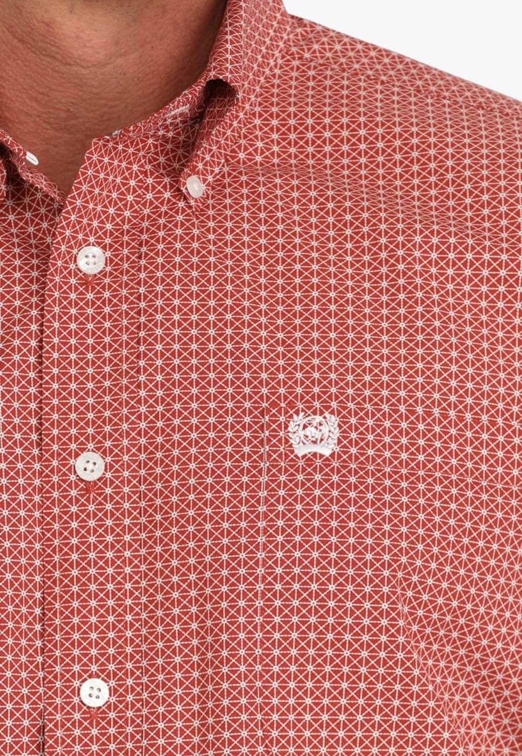 Cinch Mens Medallion Long Sleeve Shirt