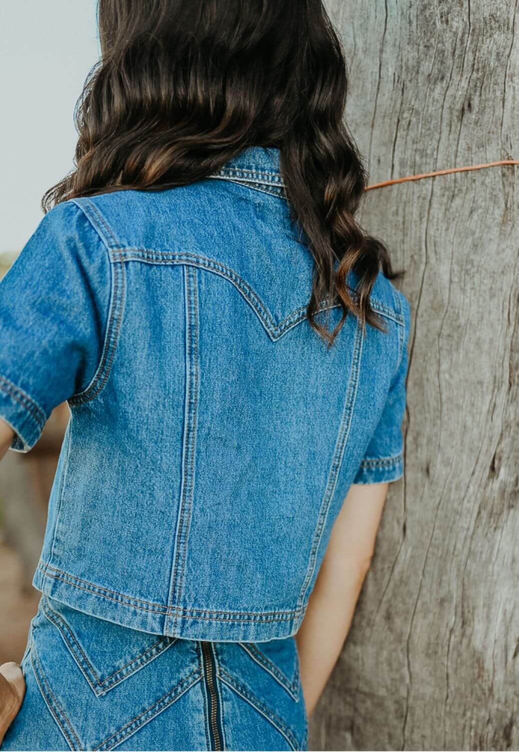 Gringa Denim Calamity Denim Top