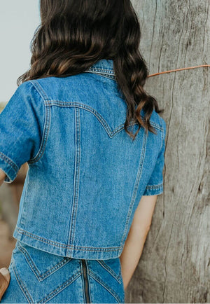 Gringa Denim Calamity Denim Top