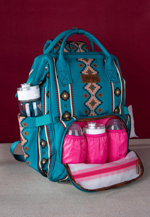 Wrangler Womens Southwestern Baby Bag Backpack