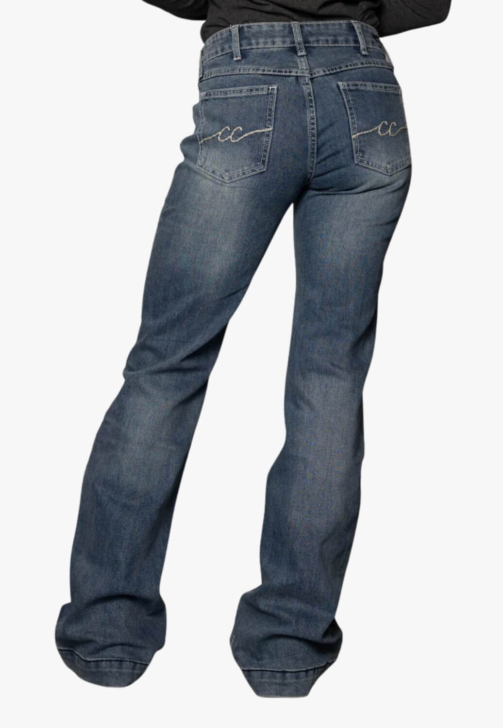 CC Western Womens Mid Rise Trouser Jean