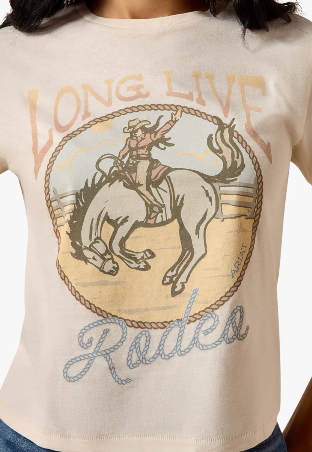 Ariat Womens Long Live Rodeo T-Shirt
