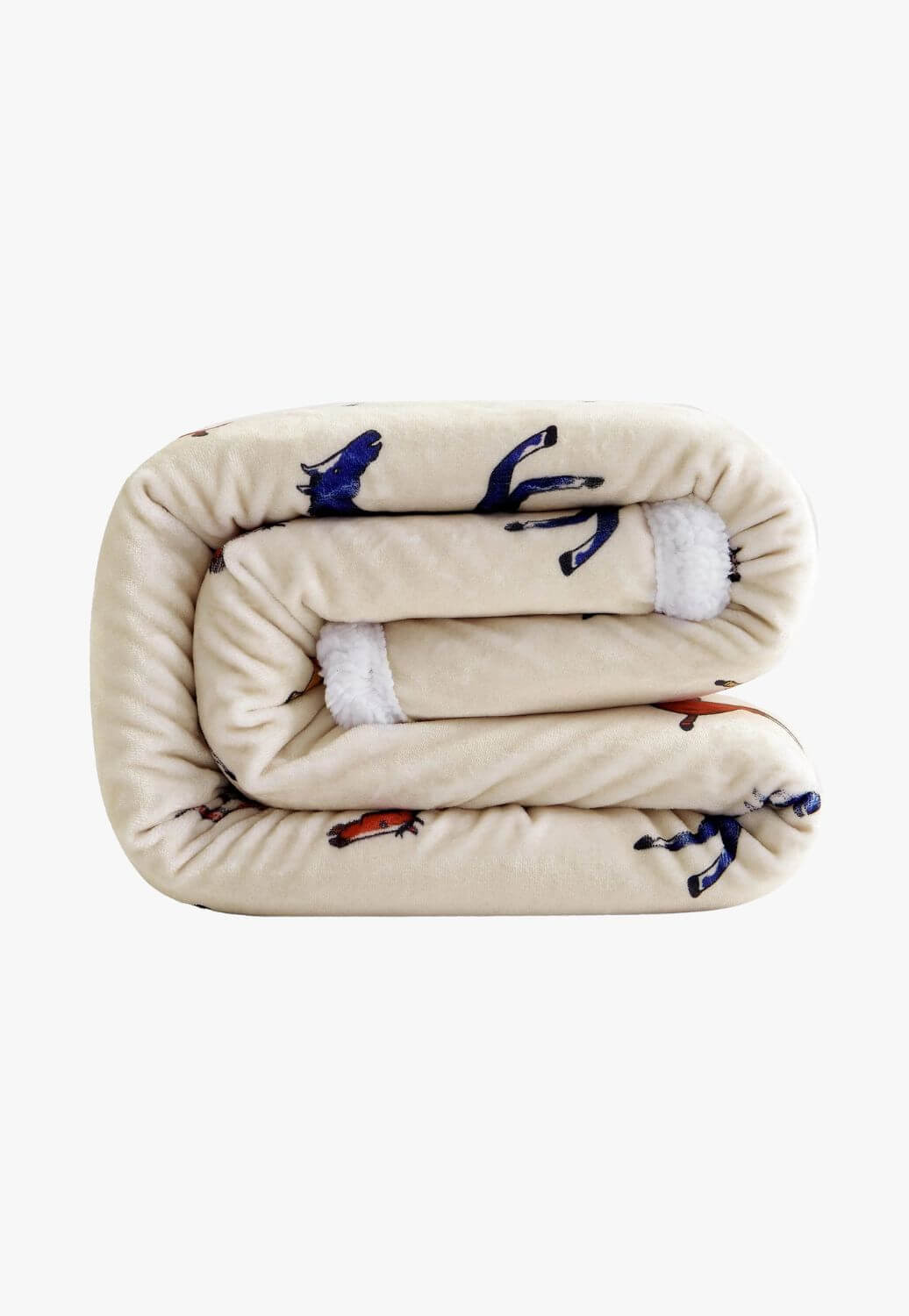 Wild Horses Campfire Sherpa Throw