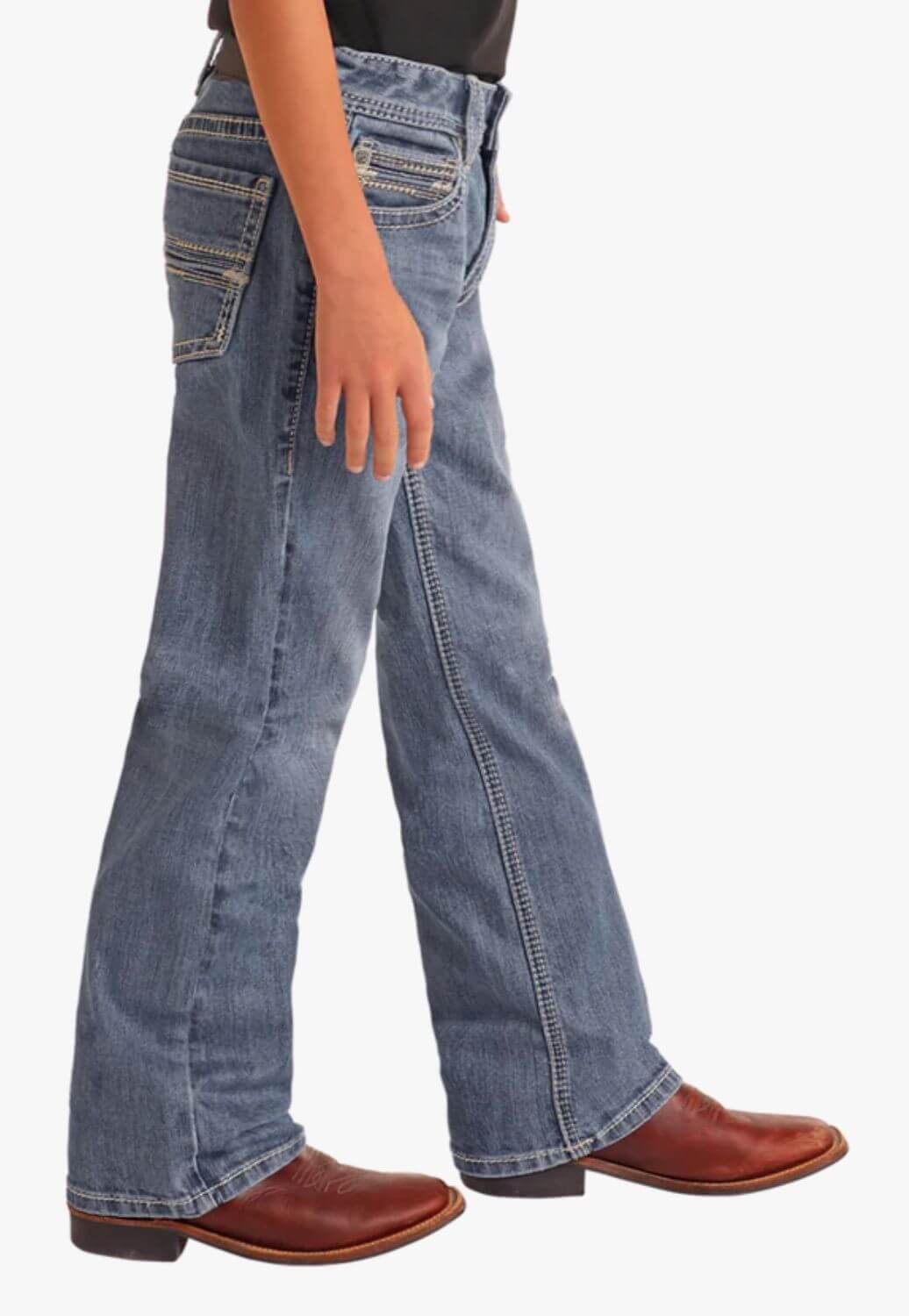 Rock and Roll Boys Two Tone Bootcut Jean