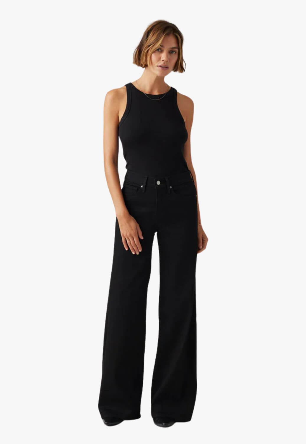 Levis Womens 318 Shaping Wide Leg Jean