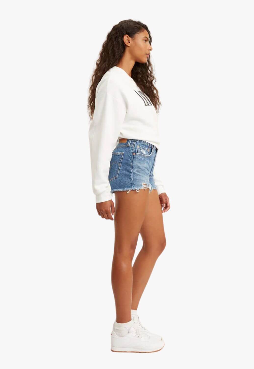 Levis Womens 501 Original High Rise Jean Shorts