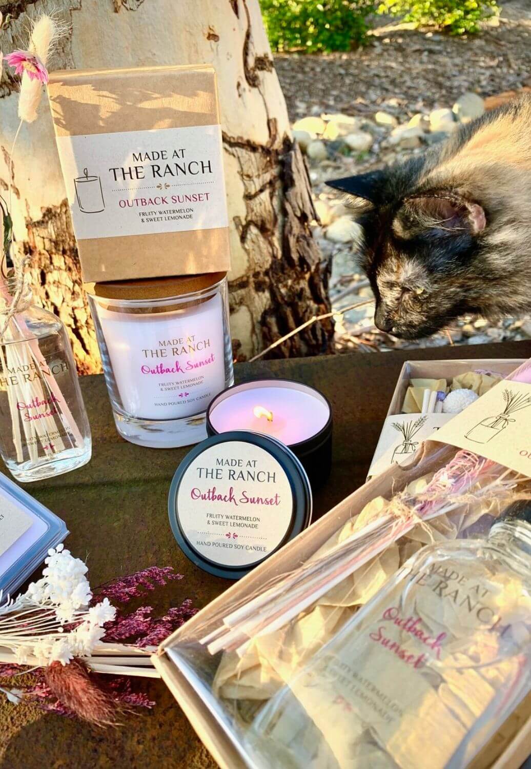 Made at The Ranch Outback Sunset Candle