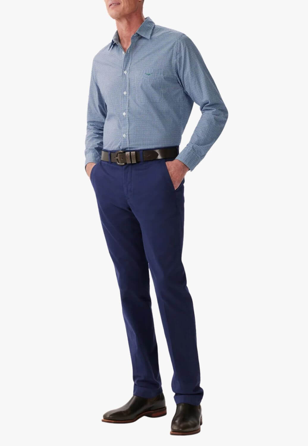 R.M. Williams Mens Regular Long Sleeve Shirt