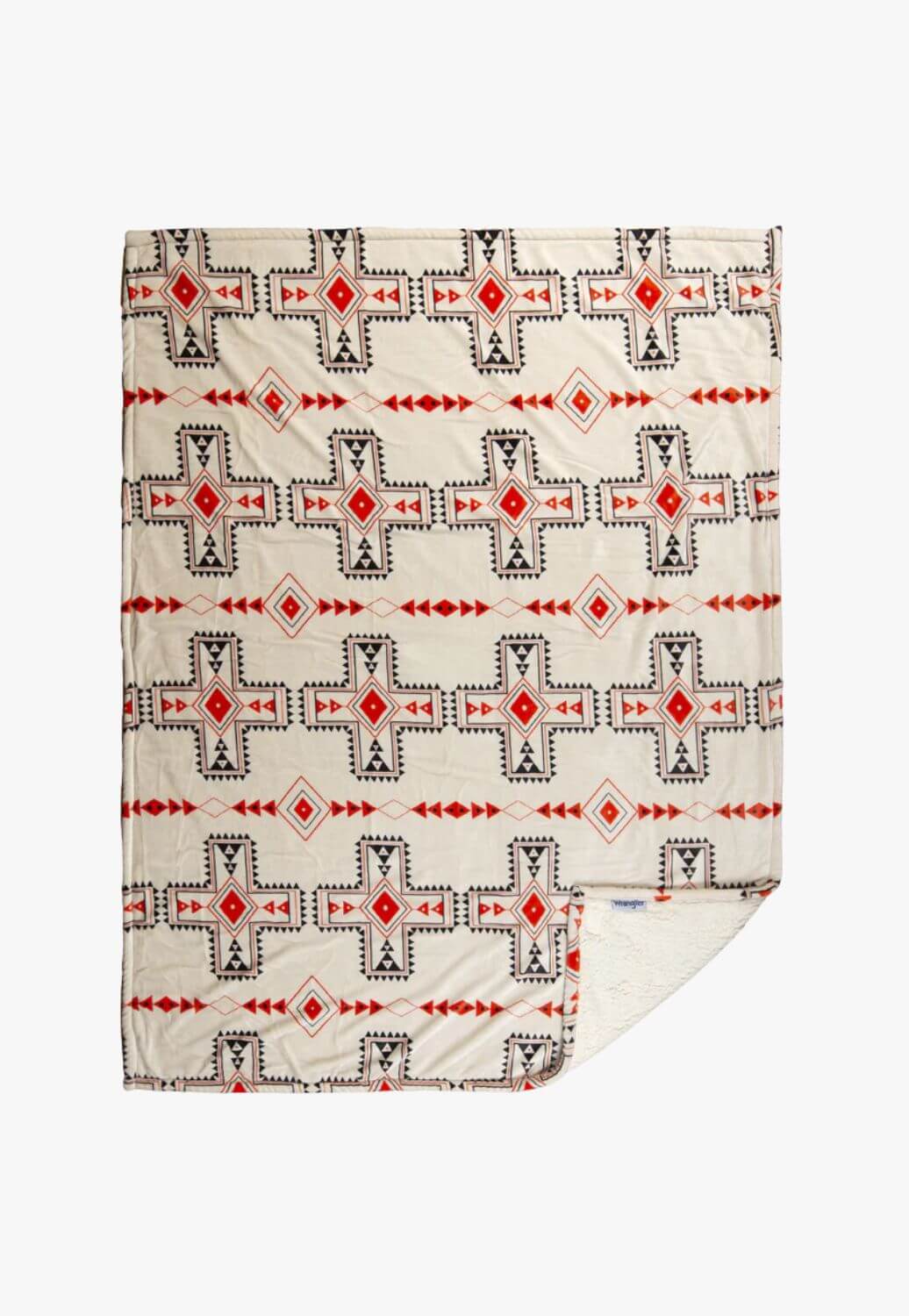 Wrangler Santa Fe Sun Plush Sherpa Throw