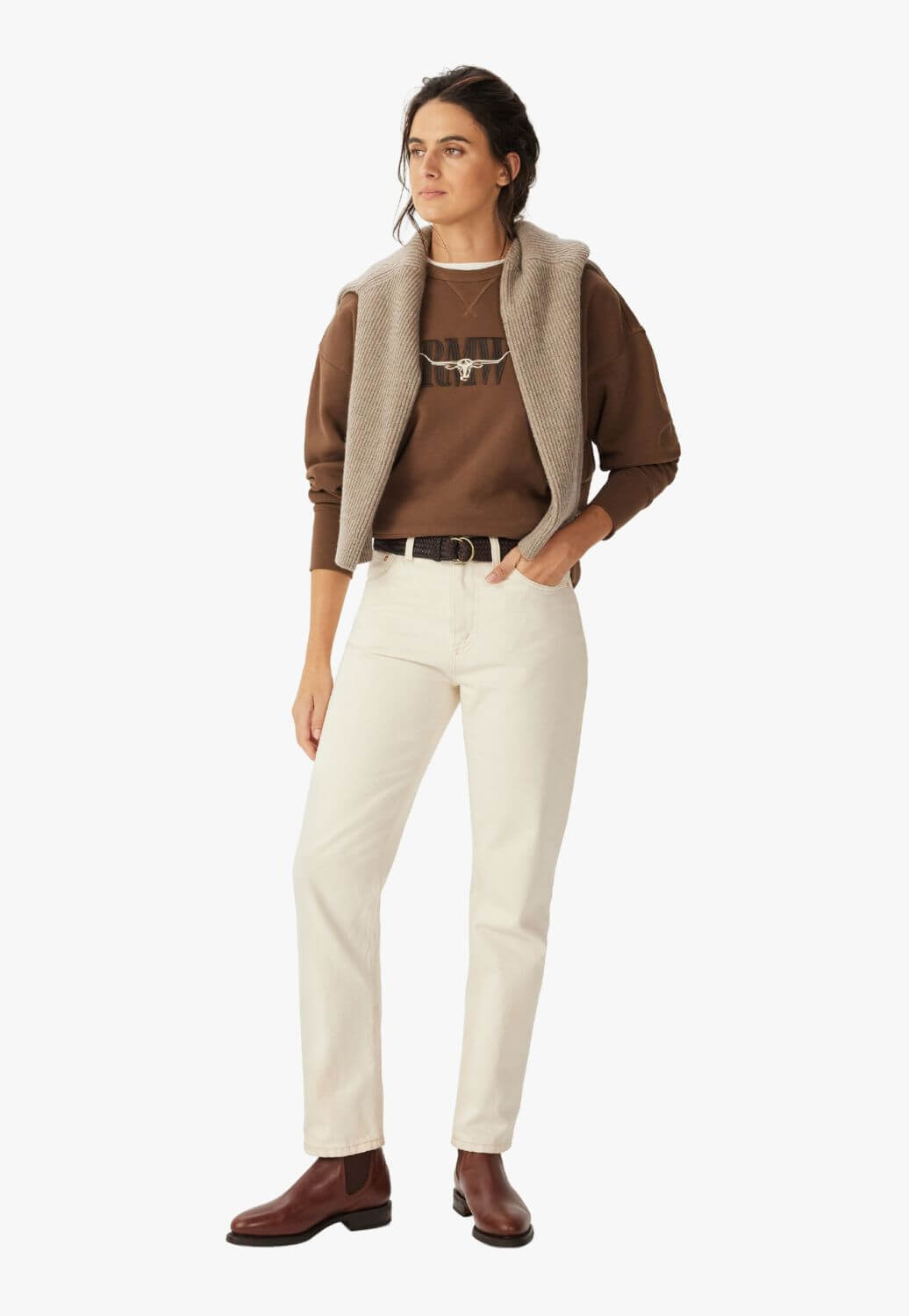 R.M. Williams Womens Heritage Crew Sweatshirt