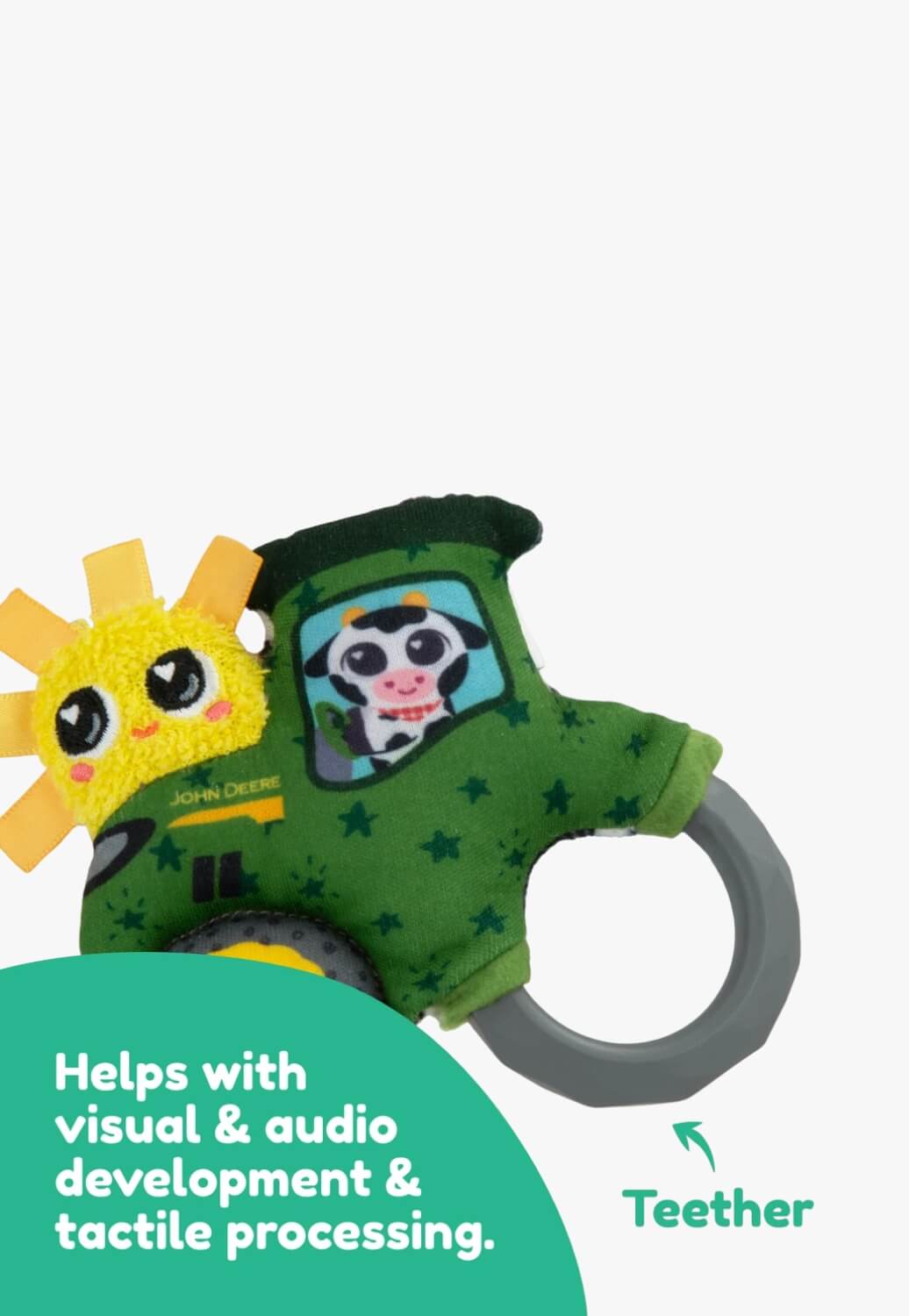 John Deere LaMaze My First Tractor Rattle