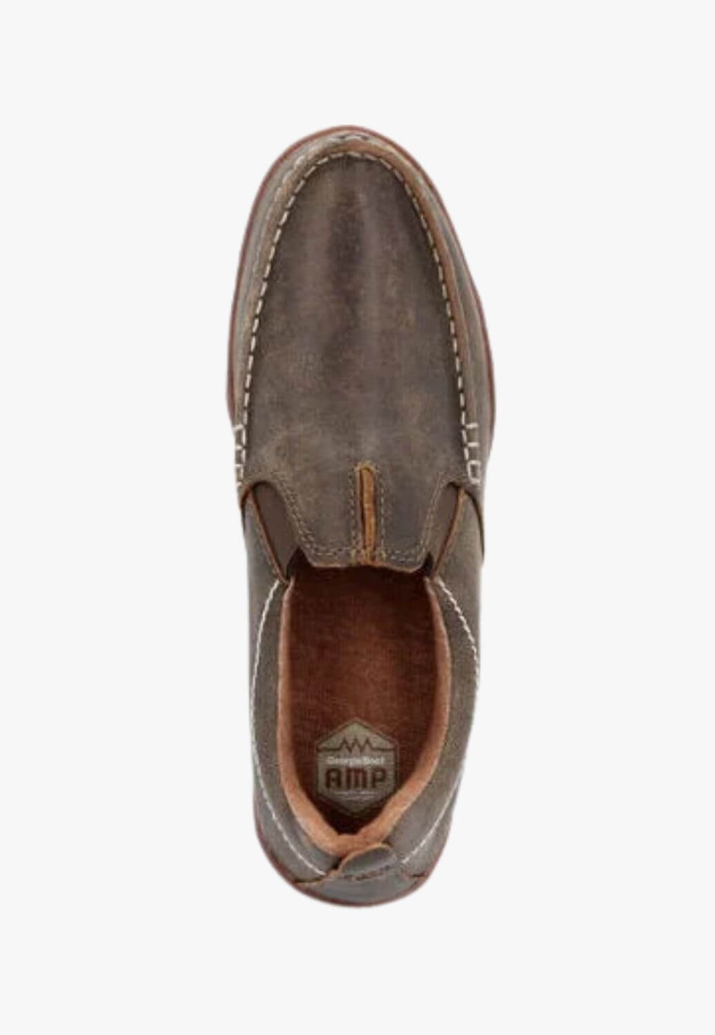 Georgia Boot Mens Cedar Falls Moc Toe Slip On Shoe