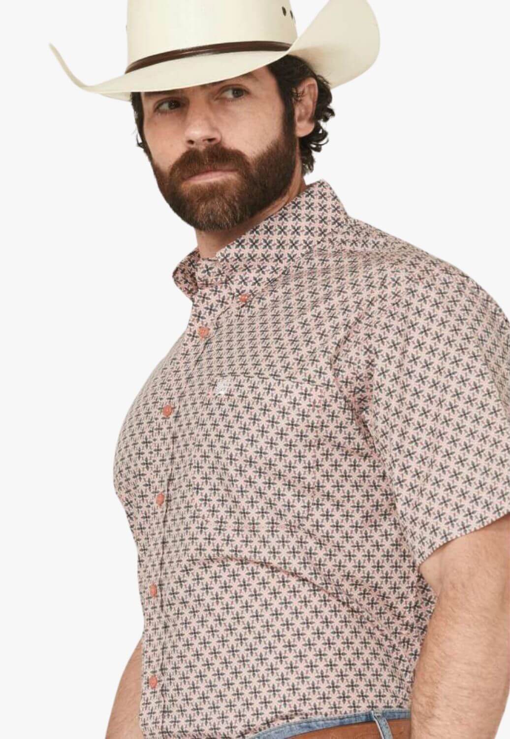 Cinch Mens Short Sleeve Shirt