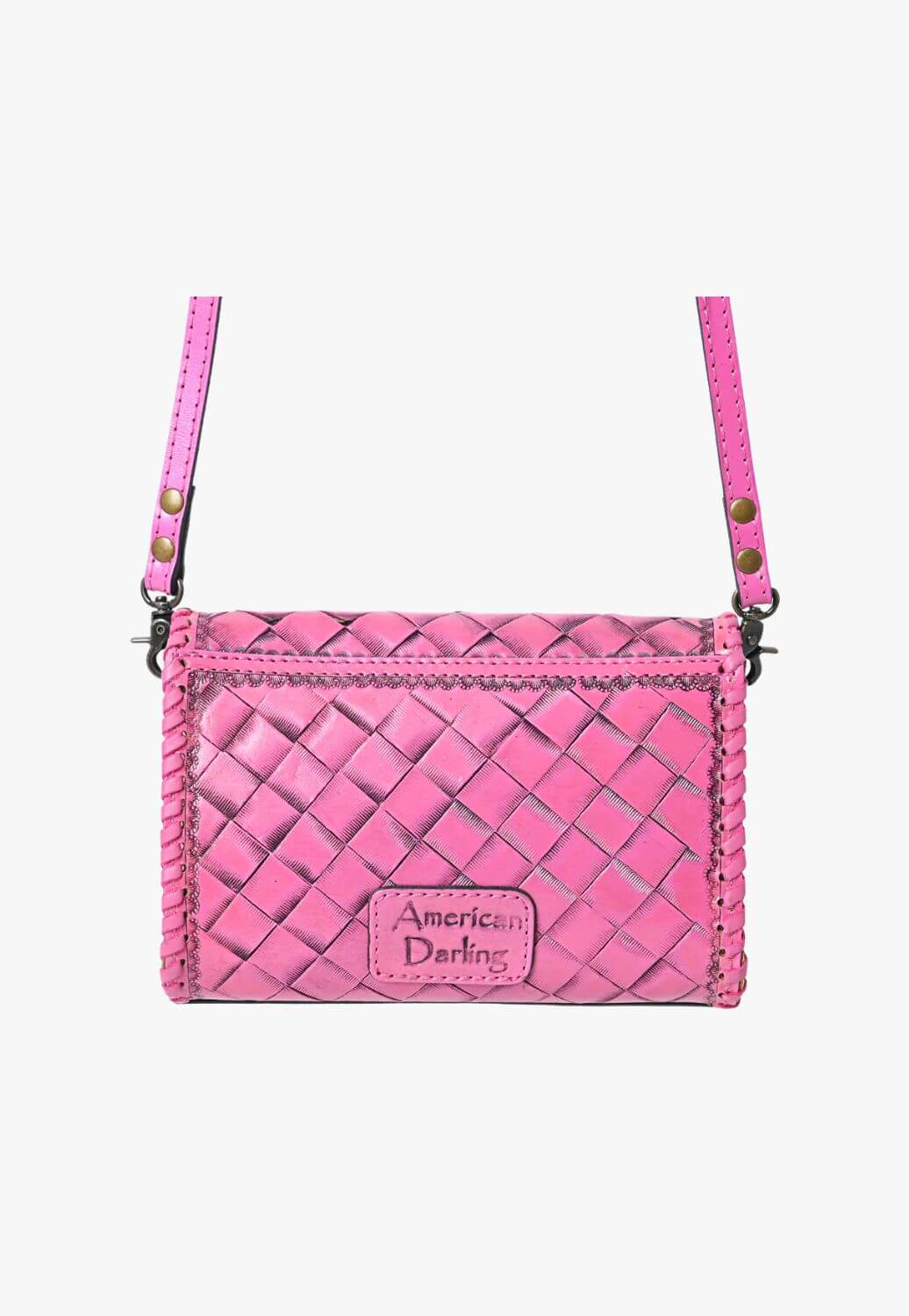 American Darling Tooled Leather Crossbody Bag