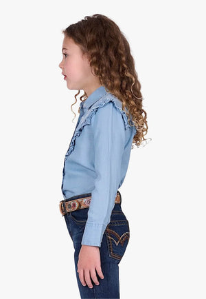Pure Western Girls Pheobe Long Sleeve Shirt