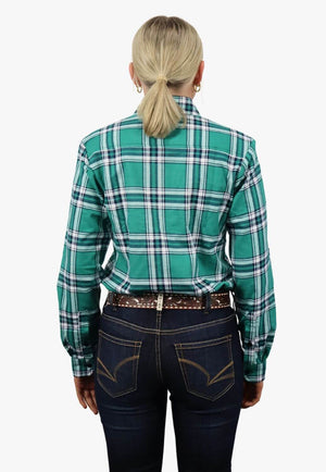 Ritemate Womens Open Front Flannelette Shirt