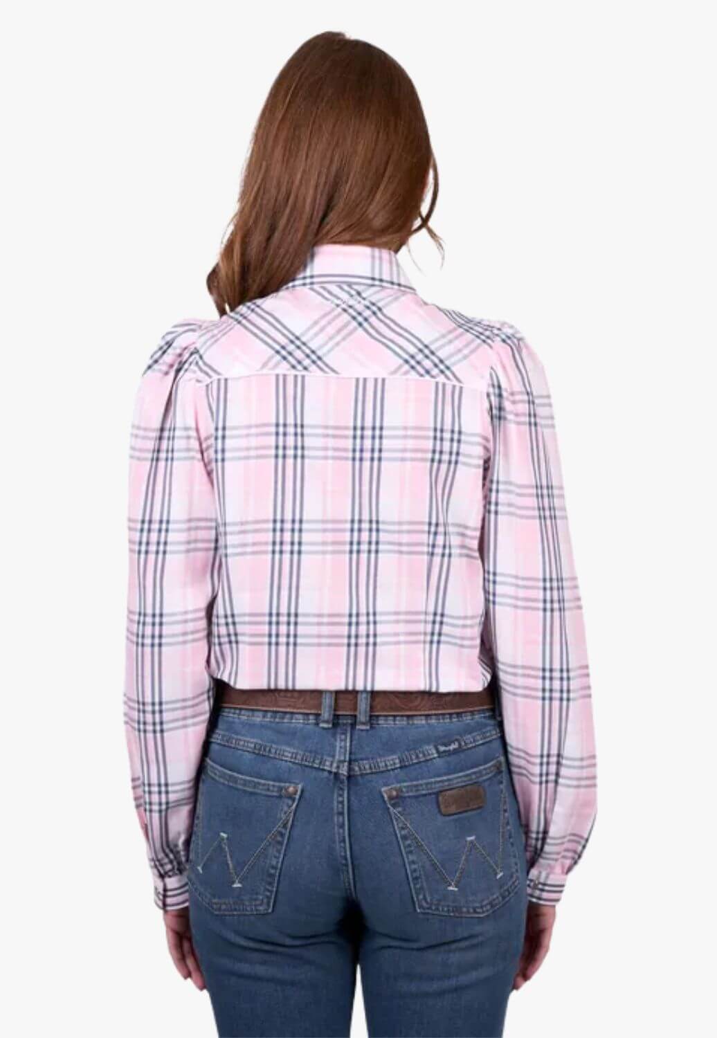 Wrangler Womens Phoebe Check Long Sleeve Shirt