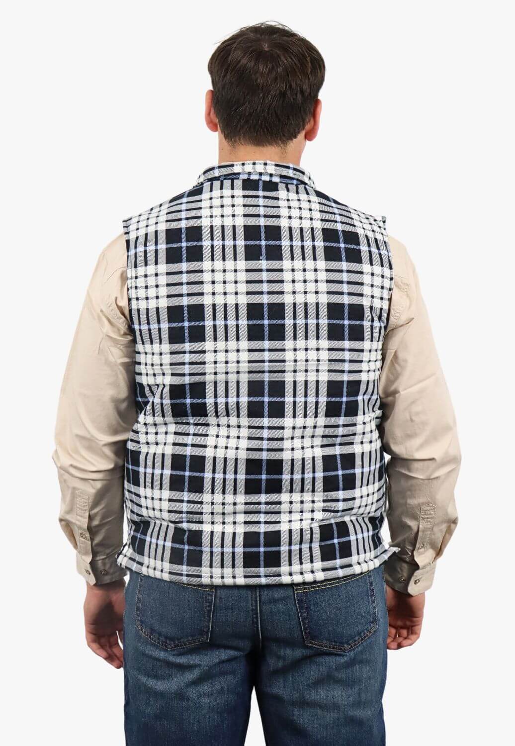 Pilbara Zipper Flannelette Quilted Vest