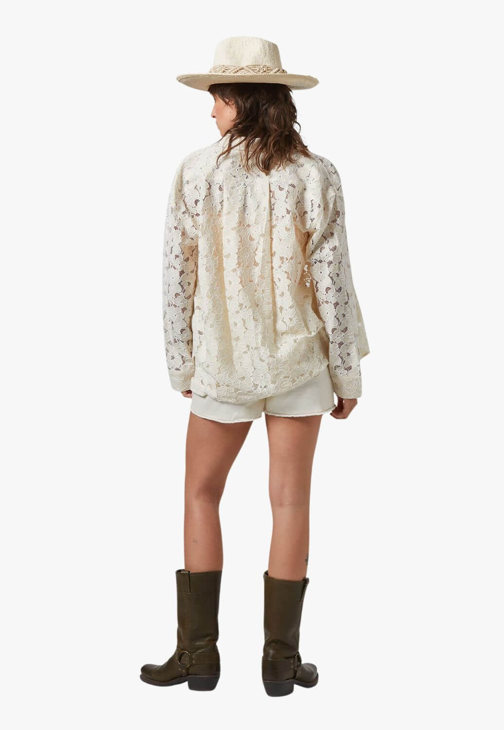 Brixton Womens East Side Boxy Long Sleeve Shirt