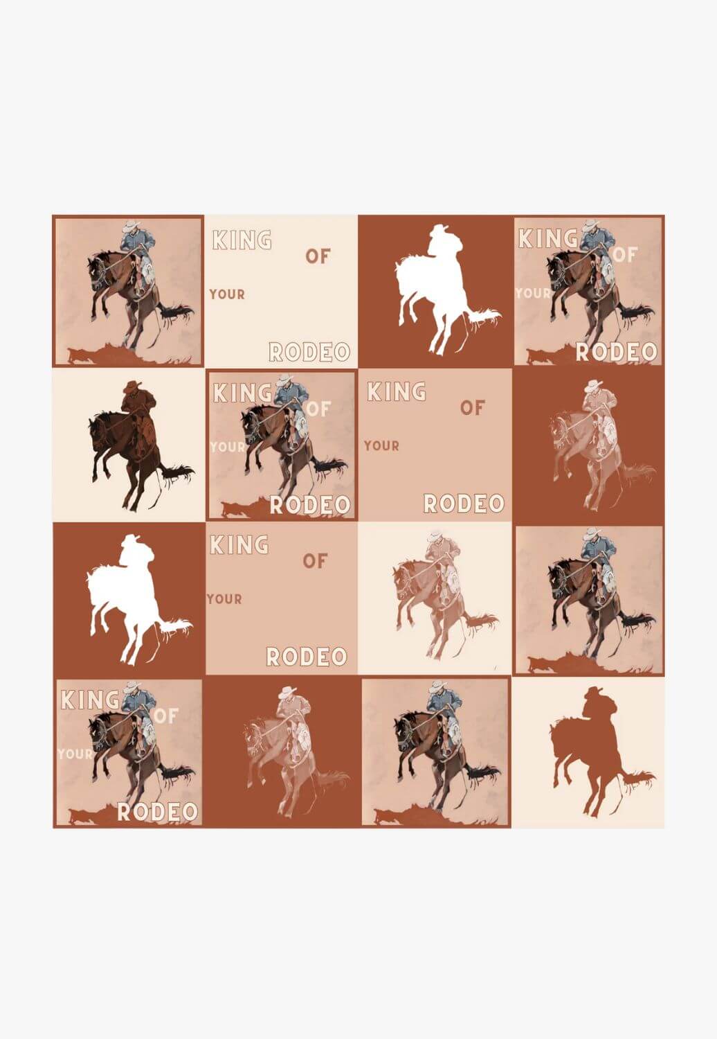 Whitney Spicer Cotton Bandana - Cowboy on Repeat
