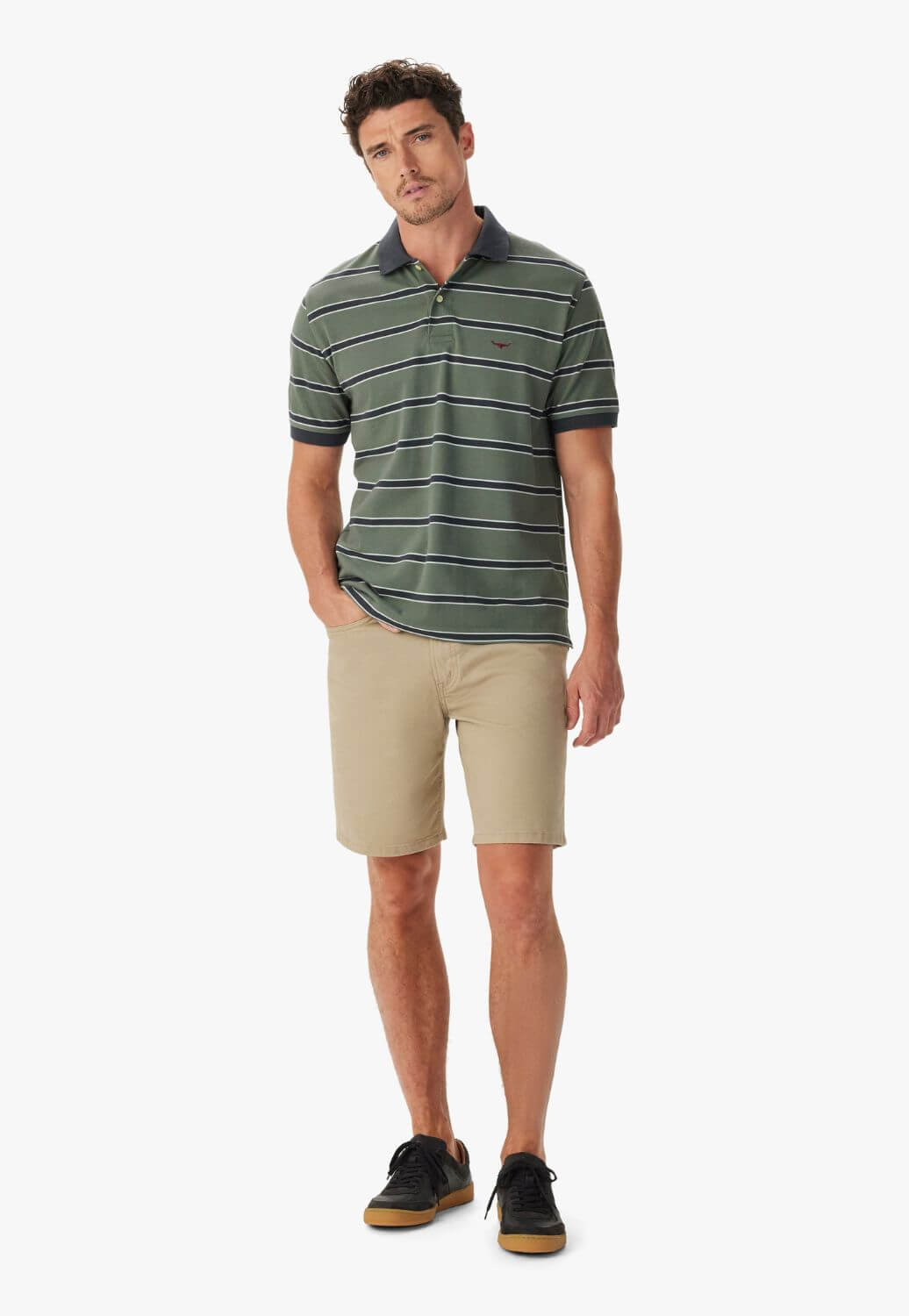 R.M. Williams Mens Brunswick Stripe Polo