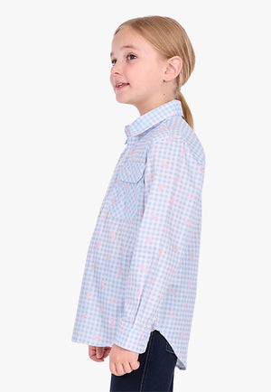 Hard Slog Girls Lilla Long Sleeve Shirt