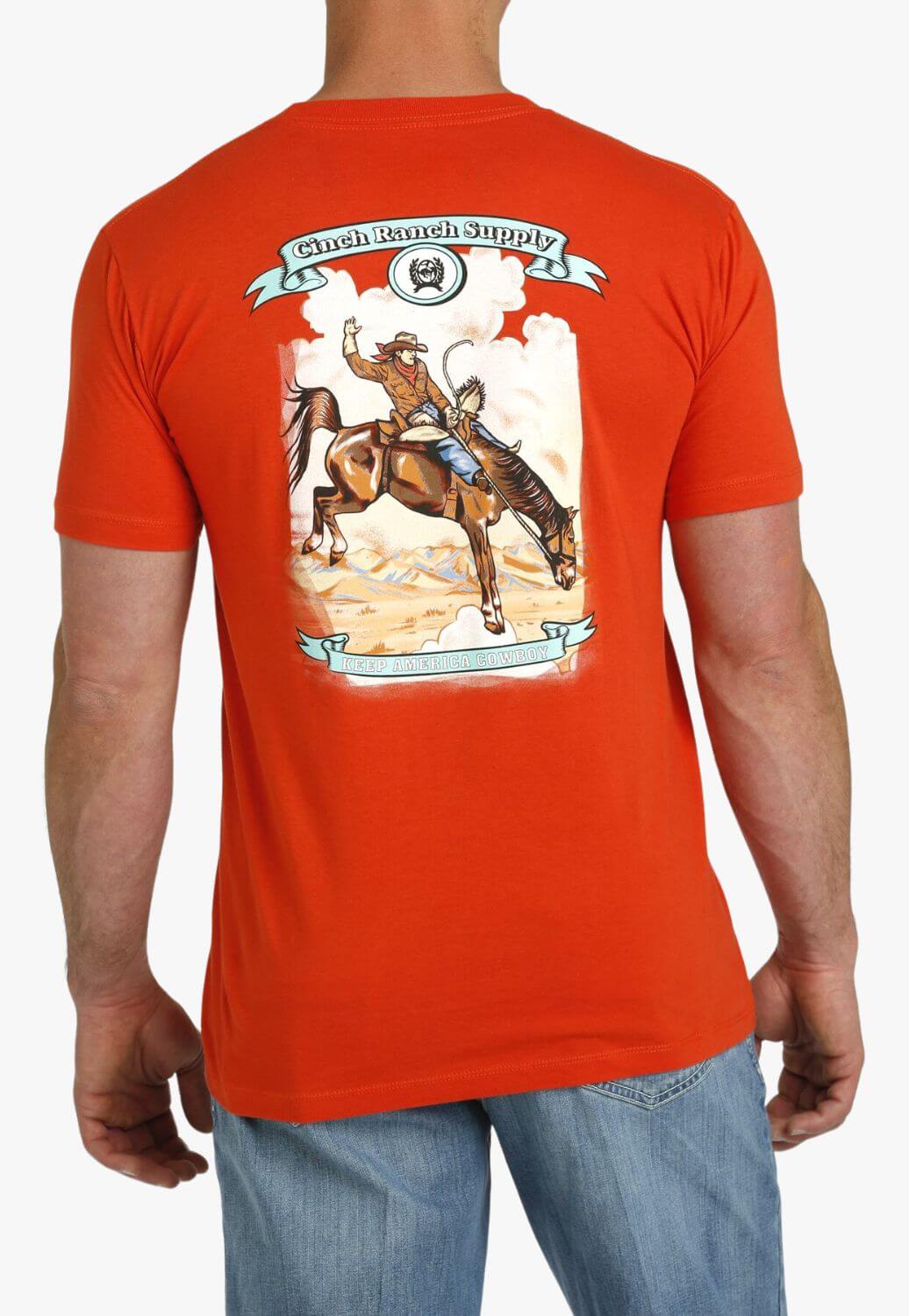 Cinch Mens Ranch Supply T-Shirt