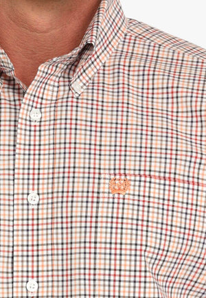 Cinch Mens Plaid Long Sleeve Shirt