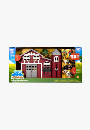 Big Country Toys 38 Piece Dairy Barn Playset