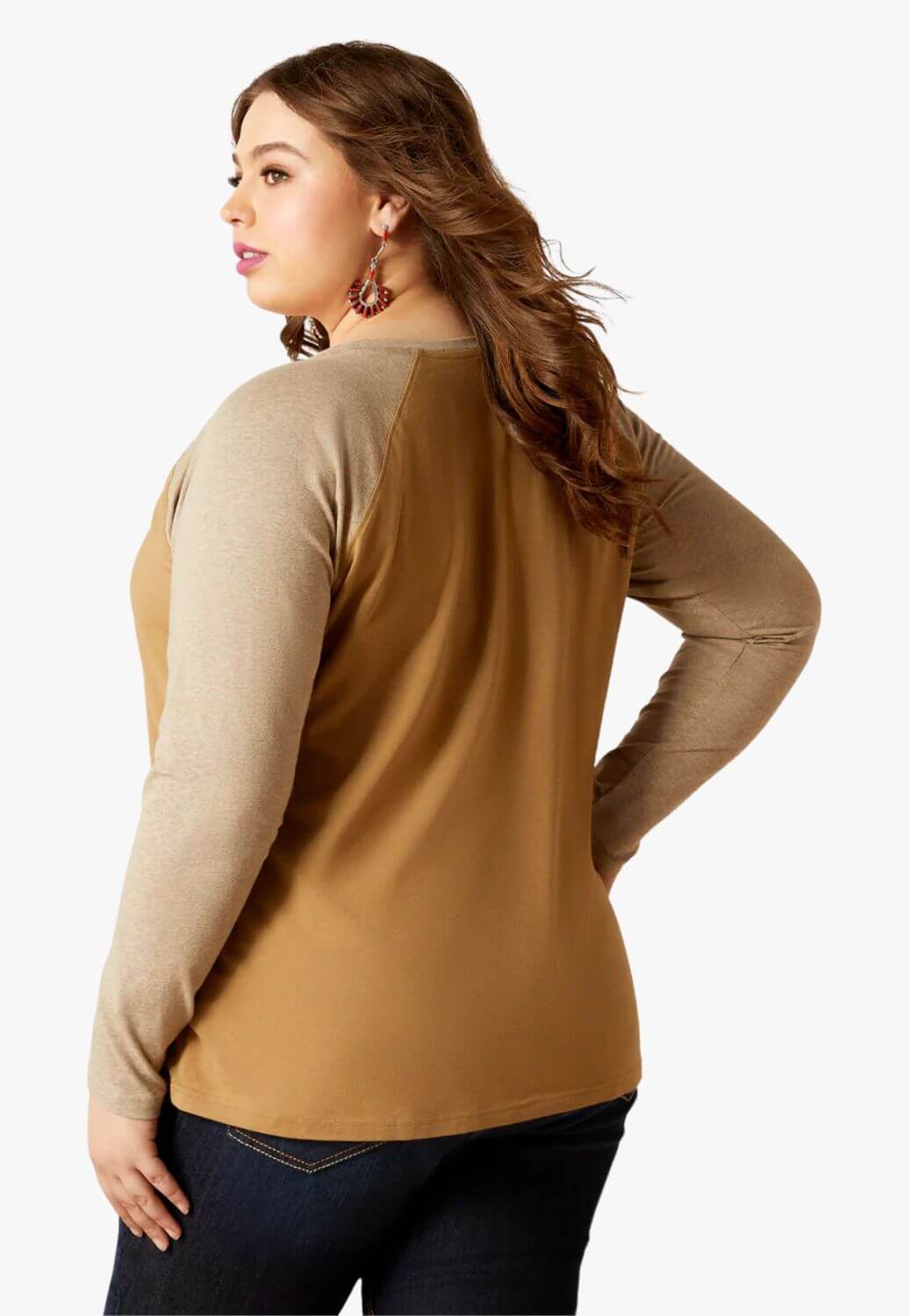 Ariat Womens Tucson Baseball Long Sleeve T-Shirt